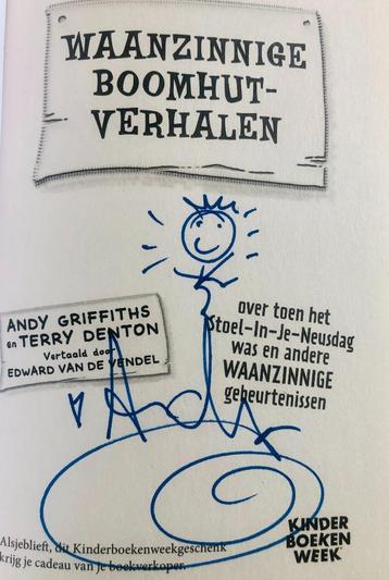 Gesigneerd, Andy Griffiths, Waanzinnige Boomhutverhalen beschikbaar voor biedingen