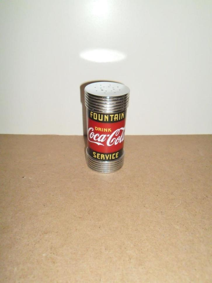Vintage zoutstrooier,Coca Cola,retro,zoutpot.igst,uit usa, Verzamelen, Merken en Reclamevoorwerpen, Zo goed als nieuw, Gebruiksvoorwerp