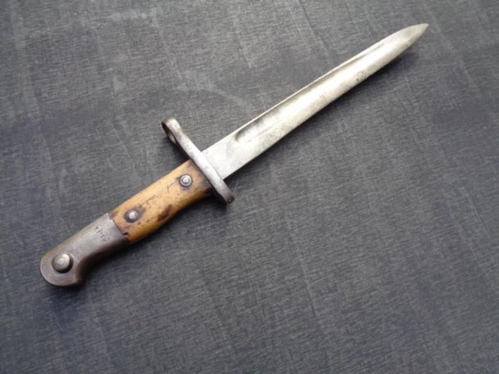 Turkse M1935 Mauser bajonet, Verzamelen, Militaria | Tweede Wereldoorlog, Landmacht, Mes of Dolk, Overige gebieden, Ophalen of Verzenden