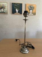 Tafellamp zilvertin 40 cm, Ophalen, Gebruikt, Minder dan 50 cm
