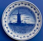 Porceleyne Fles 1918 De Dageraad 18cm (6) Blauw WO-1, Ophalen of Verzenden