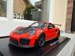 1:18 Porsche 911 991.2 GT2 RS Lava Orange Carbon 2017 Spark, Hobby en Vrije tijd, Modelauto's | 1:18, Overige merken, Models@sparkmodel.com