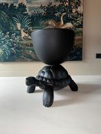 Qeeboo schildpad bloempot/wijnkoeler, Tuin en Terras, 25 tot 40 cm, Kunststof, Rond, Binnen