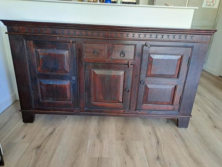teak dressoir, Huis en Inrichting, Kasten | Dressoirs, Gebruikt, 150 tot 200 cm, 25 tot 50 cm, Ophalen of Verzenden