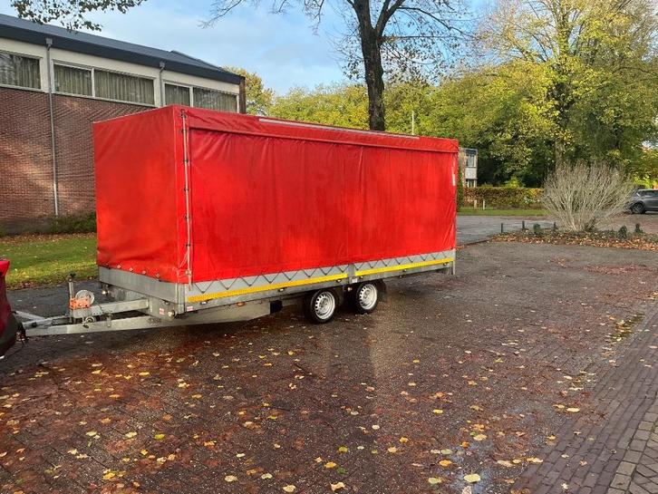 Eduard gesloten XXL aanhanger met schuifzeilen, Auto diversen, Aanhangers en Bagagewagens, Gebruikt, Ophalen