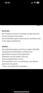 Fiets voor middelbare school - Prima staat!, Versnellingen, Ophalen, Overige merken, 53 tot 56 cm