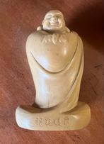 Lachende Boeddha Budai - Handgemaakt Cement Beeldje, Ophalen of Verzenden