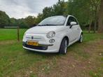 Fiat 500 1.2 AUT C 2010 Wit, Euro 5, 4 cilinders, Leder en Stof, Wit