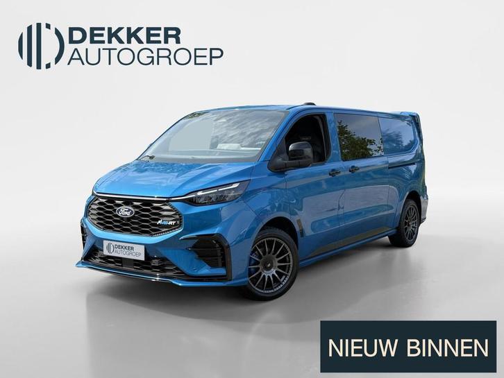 Ford E-Transit Custom MSRT 320 L2H1 DC, Auto's, Bestelauto's, Bedrijf, Te koop, Trekhaak, Ford, Elektrisch, A, Automaat, Blauw