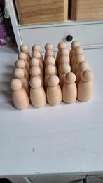 Pegdolls houten poppetjes, Ophalen of Verzenden, Zo goed als nieuw, Materiaal