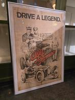 Alfa Romeo 'Drive a legend' poster uit 1930. Targa Florio, Reclamebord, Gebruikt, Alfa Romeo, Alfa Romeo