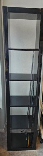 Ikea vakkenkast hoogglans zwart, Huis en Inrichting, Kasten | Vitrinekasten, 25 tot 50 cm, Gebruikt, Ophalen