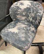Stijlvolle jungle fauteuil met print, Hout, Minder dan 75 cm, Onbekend, Ophalen of Verzenden