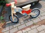 Stoere houten loopfiets (motor), Kinderen en Baby's, Speelgoed | Buiten | Voertuigen en Loopfietsen, Ophalen, Zo goed als nieuw