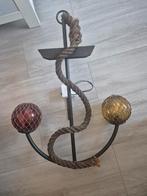 Unieke Anker Lamp met Touw en Glasbollen/ankerlamp, Ophalen, Gebruikt, Glas, Maritiem