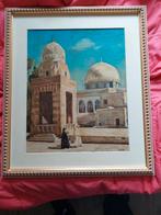 Gesigneerd Oosters schilderij, Antiek en Kunst, Kunst | Schilderijen | Klassiek, Ophalen of Verzenden