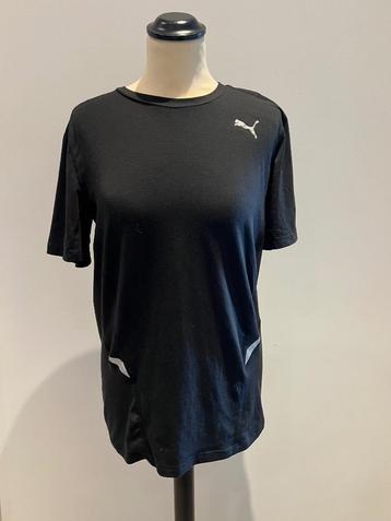 ZGAN zwart heren sport shirt top Puma S hardlopen fitness  beschikbaar voor biedingen