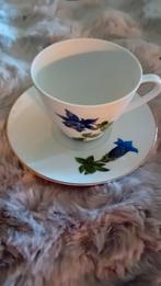 Bavaria Koffiekopje - Bloemenmotief, Antiek en Kunst, Antiek | Keramiek en Aardewerk, Ophalen of Verzenden