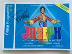 Gesigneerd programmaboek Joseph and the .... - Freek Bartels, Tickets en Kaartjes, Theater | Musical, Eén persoon