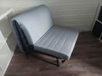 IKEA Lycksele Logeerbed/Stoel - Compact & Nette Staat, Zo goed als nieuw, Grijs, Eenpersoons, 70 cm of minder