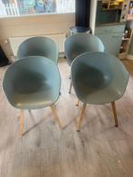 Hay about a chair stoel dusty blue 4x, Huis en Inrichting, Stoelen, Ophalen, Scandinavisch design, Gebruikt, Blauw