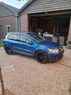 Volkswagen Tiguan 2.0 Tfsi 125KW 4MOTION DSG 2008 Blauw, Auto's, Automaat, Euro 5, Stof, Zwart