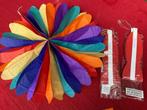 6 waaiers - feestversiering, Ophalen of Verzenden, Overige