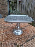 Aluminium Taartplateau, Ophalen of Verzenden, Gebruikt