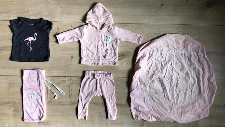 Baby De Luxe pakket - Maat: 50/ 56, Kinderen en Baby's, Babykleding | Maat 50, Zo goed als nieuw, Meisje, Setje, Ophalen of Verzenden