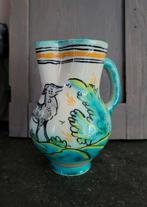 Vintage Handgeschilderde Vaas, Antiek en Kunst, Antiek | Vazen, Ophalen of Verzenden
