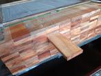 Partij 250 stuks hardhout vlonderplanken 21x100mm - weg=weg, Tuin en Terras, Palen, Balken en Planken, Planken, Nieuw, Ophalen of Verzenden