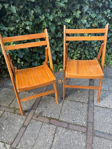 Klapstoelen Mid Century Beuken - Set van 2 beschikbaar voor biedingen