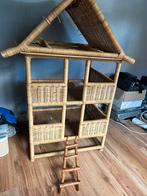 Vintage rotan poppenhuis, Ophalen, Zo goed als nieuw