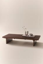 Jotex MIRADOR salontafel 60x140 cm walnoot bruin, Ophalen, Japandi, 50 tot 100 cm, 100 tot 150 cm