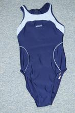 Speedo waterpolo badpak maat D38 donkerblauw lichtblauw, Blauw, Ophalen of Verzenden, Zo goed als nieuw, Badpak