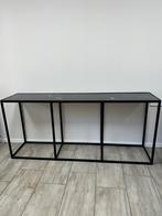 Marmerlook Sidetable 180cm, Huis en Inrichting, Tafels | Sidetables, Ophalen, Zo goed als nieuw, Metaal, 150 tot 200 cm