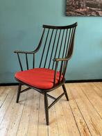 Design stoel, vintage klasssieker Pastoe, Ophalen, Bruin, Mid Century vintage, Zo goed als nieuw