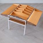 Coen de Vries Tetex naaibox / bijzettafel 60 x 40 x 46h, Ophalen, Minder dan 50 cm, Gebruikt, 50 tot 75 cm