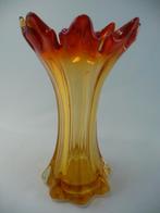 murano vaas rood geel, Antiek en Kunst, Ophalen of Verzenden