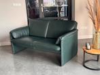 Leolux Bora Bora bank - groene herfstkleur, zo goed als nieu, Leolux, Leolux, Tweepersoons, Ophalen of Verzenden
