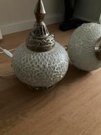 Mozaïek Hang- en Tafellamp Set, Ophalen, Gebruikt, Glas, Minder dan 100 cm