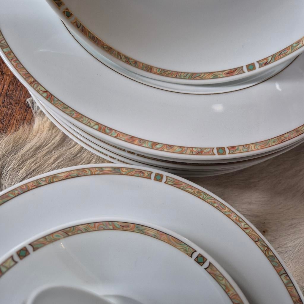 6 pers. Limoges servies Medard de Noblat sober chique
