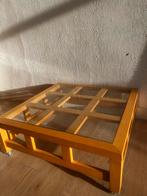 Prachtige vierkante design tafel salontafel, Ophalen, 50 tot 100 cm, Vierkant, Zo goed als nieuw