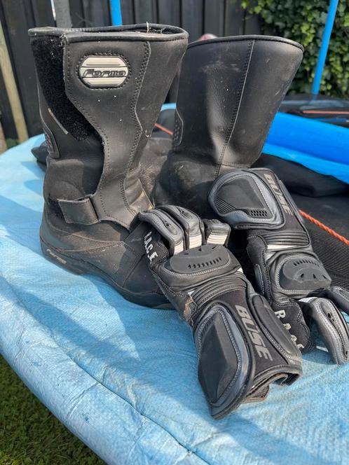 Motorlaarzen en handschoenen, Motoren, Kleding | Motorhelmen, Heren, Overige typen, L, Overige merken, Tweedehands, Ophalen