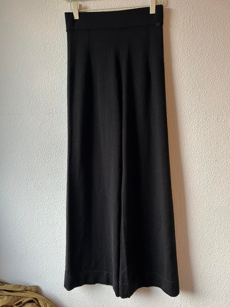 Broek wol van Ottod Ame maat 36, Zwart, Ophalen of Verzenden, Zo goed als nieuw, Maat 36 (S)