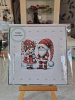 Kaartje kerst kerstman en kerstvrouwtje, Ophalen of Verzenden, Nieuw, Kerst