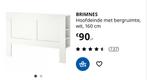 Ikea Brimnes hoofdeind wit 160 breed, Eén persoon, Cadeaubon