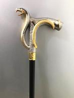 Wandelstok Cobra Zilver & Goud😍💑😎🎁🤗👌, Ophalen of Verzenden, Opvouwbaar, Nieuw
