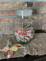 Vintage glazen Venz snoeppot, jaren 30, Ophalen of Verzenden