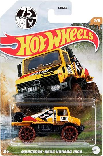 Hotwheels: Mud Runner Voertuig: Mercedes-Benz Unimog 1300 beschikbaar voor biedingen